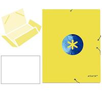Carpeta liderpapel antartik gomas a4 3 solapas carton forrado trending 2020 color amarillo