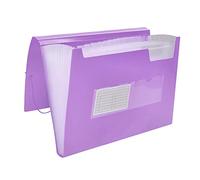 Carpeta liderpapel clasificador fuelle polipropileno din a4 lavanda opaco 13 departamentos - FU38