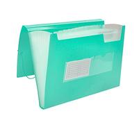 Carpeta liderpapel clasificador fuelle polipropileno din a4 verde opaco 13 departamentos - FU40