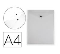 Carpeta liderpapel dossier broche polipropileno din a4 formato vertical con fuelle transparente