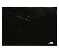 CARPETA LIDERPAPEL DOSSIER BROCHE POLIPROPILENO DIN A4 NEGRO OPACO 50 HOJAS