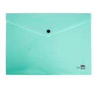 CARPETA LIDERPAPEL DOSSIER BROCHE POLIPROPILENO DIN A4 VERDE MANZANA OPACO 50 HOJAS