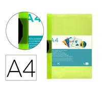 Carpeta liderpapel dossier pinza lateral 45303 polipropileno din a4 verde cla30 hojas pinza deslizante
