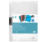 Carpeta liderpapel dossier pinza lateral polipropileno din a4 transparente 30 hojas pinza deslizante - DP20