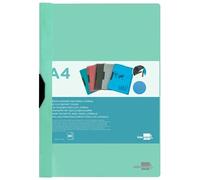 Carpeta liderpapel dossier pinza lateral polipropileno din a4 verde manzana opaco 30 hojas pinza deslizante - DP25