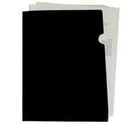 Carpeta liderpapel dossier uñero polipropileno din a4 negro opaco 20 hojas - BL18