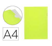 Carpeta liderpapel dossier uñero polipropileno din a4 amarillo fluor opaco 20 hojas - BL19