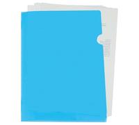 Carpeta liderpapel dossier uñero polipropileno din a4 celeste opaco 20 hojas - BL22