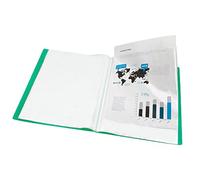 Carpeta liderpapel escaparate 40 fundas polipropileno din a4 verde translucido - EC78