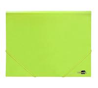 Carpeta liderpapel gomas solapas polipropileno din a4 amarillo fluor opaco - GC14
