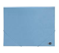 Carpeta liderpapel gomas solapas polipropileno din a4 celeste opaco - GC17