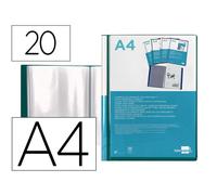 Portada Catálogo 20 Bolsas Din A4 Verde Translúcido