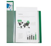 Carpeta liderpapel personaliza 40 fundas canguro polipropileno din a4 verde translucido portada y lomo - JC08