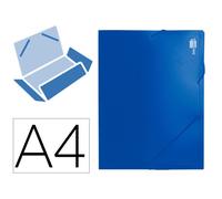 Carpeta liderpapel portadocumentos 36902 polipropileno din a4 azul lomo 50 mm
