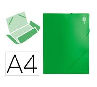 Carpeta liderpapel portadocumentos 36903 polipropileno dina4 verde lomo 50 mm