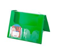 Carpeta liderpapel portadocumentos 36903 polipropileno dina4 verde lomo 50 mm