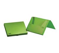 Carpeta liderpapel portadocumentos gomas polipropileno din a4 verde manzana opaco lomo 25 mm