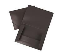 Carpeta liderpapel portadocumentos solapas polipropileno din a3 negro opaco lomo flexible