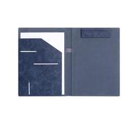 Carpeta magnética de piel sintética Premium Padfolio con compartimento para documentos y portapapeles, elegante carpeta de solicitudes para entrevistas y oficina, A4 Business Portfolio para documentos
