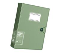 Carpeta multiusos para documentos, 80 compartimentos, formato carta, libro con funda protectora, escuela