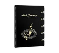 Carpeta musical | Carpeta A4 para partituras musicales - Portacoro para coro | Para sala de reuniones, escuela de negocios, oficina, orquesta, coro y viajes