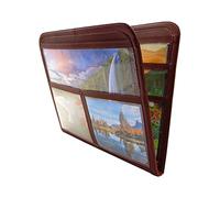 Carpeta organizador Literatura, Revistas, Tratados, Documentos - Transparente - Carpeta para Predicar (Marrón)