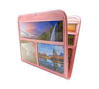 Carpeta organizador Literatura, Revistas, Tratados, Documentos - Transparente - Carpeta para Predicar (Rosa)