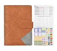 Carpeta organizadora de dinero para dinero en efectivo, carpeta de ahorro de dinero para hombres y mujeres, carpeta suelta de 6 anillos con hebilla magnética para presupuestos y ahorrar dinero Dudok
