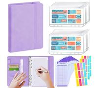 Carpeta organizadora de presupuesto: carpeta de dinero, planificador de presupuesto en efectivo, libro de presupuesto impermeable, organizador de dinero para finanzas personales, presupuestos, ahorros