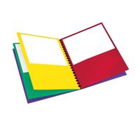 Carpeta Oxford de 8 bolsillos, tama o carta, capacidad para 200 hojas, multicolor, rojo, verde, amarillo y morado (99656), 8-1/2"" x 11""