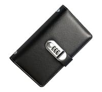 Carpeta Para Ahorrar Dinero - 100 Ranuras Para Tarjetas, Herramienta De Presupuesto De Bloqueo Portátil Reutilizable | Libro Para Ahorrar Dinero, Duradero Y Compacto Para Ahorros Organizados Para Amig