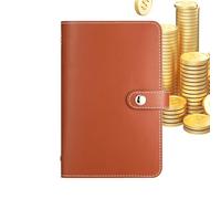 Carpeta Para Ahorro | Planificador De Presupuesto Divertido A6 Con 100 Páginas Y Sobres | Organizador De Finanzas Personales | Para Gestión Organización Cartera Viaje Vacaciones Boda Pago Inicial Casa