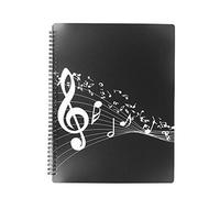 Carpeta para Partituras, Music File Folder A4 Size Sheet Music Folder Waterproof ABS Storage Holder para Piano Guitarra Accesorios para Instrumentos Musicales