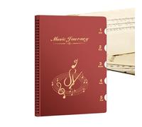 Carpeta para partituras musicales - Carpeta A4, carpeta de almacenamiento para manuscritos, escuela, oficina, cinta, coro, viajes, salas de reuniones, actuaciones