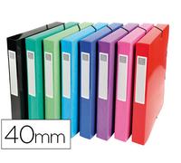 Carpeta para Proyectos Exacompta Tarjeta Compacta Din A4 Lomo 40 mm 600 G/M2 Colores Surtidos