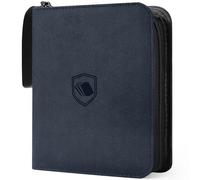 Carpeta para tarjetas de intercambio de 1200 bolsillos, cubierta de poliuretano, con cremallera, resistente y con carga superior para MTG, TCG, tarjetas de juego, tarjetas deportivas