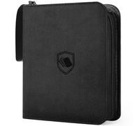 Carpeta para tarjetas de intercambio de 1200 bolsillos, cubierta de poliuretano, con cremallera, resistente y con carga superior para MTG, TCG, tarjetas de juego, tarjetas deportivas