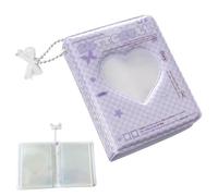Carpeta para tarjetas fotográficas - Soporte para tarjetas fotográficas de Star Chasing Album | 40 bolsillos Love Hollow Idol Card Collector | Carpeta de tarjetas fotográficas resistente al agua para