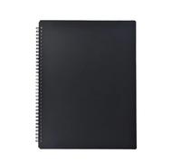 Carpeta partituras Tamaño A4 música hoja de papel nota documento archivo organizador carpeta almacenamiento funda, soporte 20 páginas papelería oficina en casa(Black)