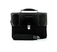 Carpeta Piquadro Ca3111lk2 Bolso Bandolera Hombre Cuero Negro