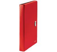carpeta polipropileno acordeon 5 posiciones+bolsillo frontal broche giratorio a4 recycle rojo leitz 46240025