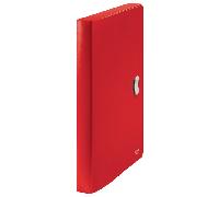Leitz Recycle Carpeta Archivador de Proyectos para Folios A4, con Capacidad de 250 Hojas de Polipropileno, 100 % Reciclable, Rojo - 46230025