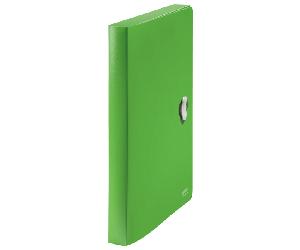 CARPETA POLIPROPILENO DE PROYECTOS 38MM Y CIERRE BROCHE GIRATORIO A4 RECYCLE VERDE LEITZ 46230055