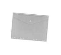 Carpeta Portadocumentos BISMARK Din-A4 Multitaladro Transparente, Pack x10