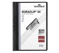 Carpeta portafolios durable duraclip 30 a4 negro a4 25 piezas - marca: