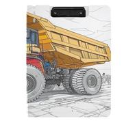 Carpeta portapapeles con almacenamiento A4, portapapeles folio, dos clips de metal, soporte para bolígrafos, tablero de clip de oficina con cubierta, un camino lleno de flores maquinaria de ingeniería