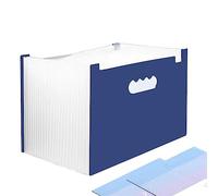 Carpeta portátil de 25 capas, puede ser una carpeta organización almacenamiento escritorio vertical, inserción gran capacidad, con soporte for libros bolsillo, expansión archivos