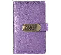 Carpeta presupuestaria, 100 sobres, desafío de ahorro, diario de efectivo con candado, organizador de poliuretano, 17,7 x 11 cm, gestión de dinero para principiantes, estudiantes, familias, adultos