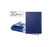 Carpeta proyectos liderpapel folio lomo 30mm carton forradoazul