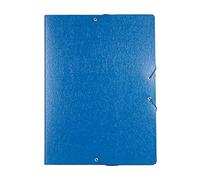 Carpeta proyectos liderpapel folio lomo 30mm carton gofrado azul
